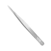 Women Peacock Eyelash Extension Tweezers for Vacation Silver Tone