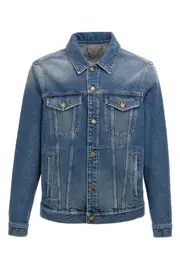GOLDEN GOOSE Logo Patch Denim Jacket