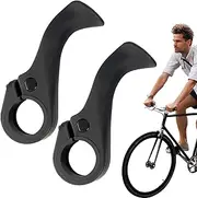 Bicycles Handlebar Grips - Ergonomic Winged Comfort Grips, Shock‑Absorbing ‑Density Design | Annti‑Fatigue Silicone Lock‑On Grips, Non‑Slip Accessory for Mountain Tricycle Folding Biike