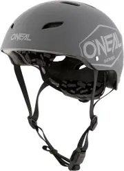 Oneal Dirt Lid Plain Youth Bicycle Helmet, grey, Size L
