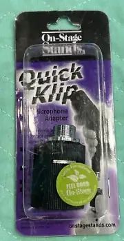 On-Stage Stands Quick Klip Microphone Adapter In Package