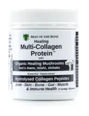 Best of the Bone Multiple Collagen Peptide Powder With Organic Mushrooms | 210g