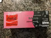Coca-Cola Move ZERO SUGAR - Limited Edition - Rosalia Mini Cans 7.5 FL OZ - 10pk