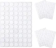 350PCS Sticky Dots Clear Double Sided Removable, 0.8 Inch Balloon Glue Dots Waterproof Clear Circle Stickers Adhesive Dots Wall Putty Sticky Tack for Hanging Posters Pictures