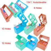 Dental 6/10/20 Holes Endo Files Holder With Memory Autoclavable Box Endodontic A