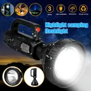 Linterna Con Foco LED Super Brillante Recargable USB Impermeable Lampara 500 mts