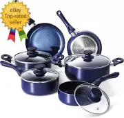 Pots and Pans Set,Aluminum Cookware Set, Nonstick Ceramic Coating, Fry Pan