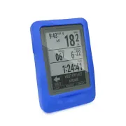 TUFF LUV Silicone Gel Skin Case Screen Cover Protection for Wahoo Elemnt - Blue