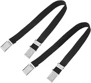 [Ipetboom] 2Pcs Decorative Elastic Waist Belts with Magnetic Buckle Fashion Accessory for Boys for Uniforms and Everyday Wear