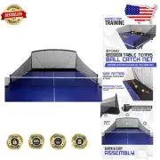 Advanced Ping Pong Practice Net with Carbon Fiber Frame - Easy Ball Retrieval