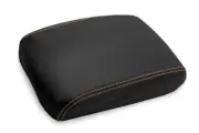 Console Lid Pull Over Cover Leather for Infiniti FX35 2009-2012 Orange Stitch