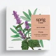 Sprig Focus Bath Bomb (Clary Sage + Patchouli)