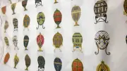 Schumacher Fabric Gramercy Drayton Hall Treasure CHINTZ Faberge Eggs Cotton 56"W