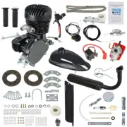 2-Stroke 100cc Bicycle Motor Kit Bike Motorized Petrol Gas Engine Set Black US