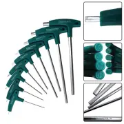 1/9pcs Profession T-Handle Hex Allen Key Wrench Socket Screwdriver H1.5mm-H10mm