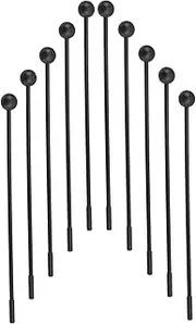 AKOOSY Drum Mallet Hammer Set 10pcs Plastic Drumsticks Long Handle Bell Sticks Boys and Girls Musical Instruments Xylophone Plastic Mallets Educational Accessories