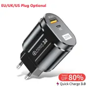20W PD QC 3.0 Fast Wall Charger USBC Power Adapter For iPhone 12 Pro Max New
