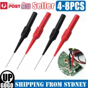 Multimeter Testing Lead Extention Back Probes Sharp Needles Micro Pins AU
