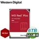 WD 威騰 6TB 3.5吋 5400轉 256M快取 Red Plus 紅標NAS硬碟(WD60EFPX-3Y)