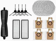 Compatible for Dreame L20 Ultra Robot Vacuum Spare Parts Rubber Main Side Brushes Mop Cloths HEPA Filters Dust Bag Accessories Replacement(Combination Pack 3)