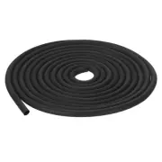 6mm x 9 Meters Foam Weather Stripping Door Seal for Instruments - Black