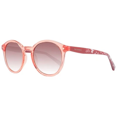 Ted Baker TE-1049054 Women Pink Sunglasses Plastic Gradient Round Casual Eyewear