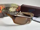 Maui Jim Peahi Polarized Sunglasses Redfish/Bronze Mirror Glass 202-70 Wrap New