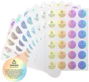 Candle Warning Labels 240Pcs, Wax Melt Stickers, Candle Making Supplies Kit