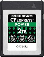 Delkin Devices 2TB Power CFexpress Type B Memory Card (DCFX1-2TB)