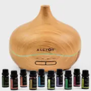 Alcyon Kuri Diffuser + 10 Pure Essential Oil Set