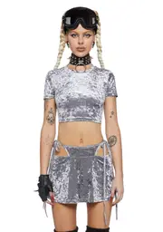 [Club Exx] Sassy Solar Crop Top
