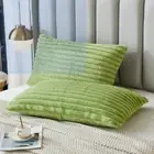 SET OF 2 STANDARD PILLOWCASES FAUX FUR PILLOW SHAMS COVERS QUEEN SHAMS 20" x 26"