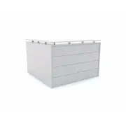 L Shaped Reception Facade