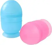 Vaguelly 2Pcs Hair Dye Mixing Cups DIY Hair Coloring Shaker Bowls with Scale for Precise Color Mixing Easy to Clean for Home Salon Use