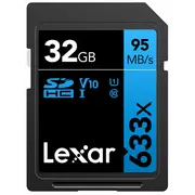 Lexar 32GB SD Card SDHC UHS-I Professional 633x Full HD Camera DSLR TF Memory Card 95MB/s