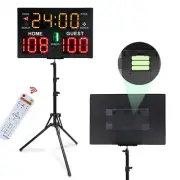Ousmile Basketball Scoreboard with Timer Clock, Digital Scoreboard with Remot...