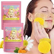 80pcs exfoliating Kojic Acid And Turmeric Face Scrub Pads for Deep Cleansing and Oil Control