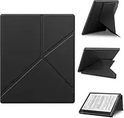 Slimshell Case for Kobo Elipsa 2E 10.3" 2023 Released, Origami Standing Lightweight PU Leather Stand Smart Cover with Auto Sleep Wake Feature for Kobo Elipsa 2E 10.3 inch with Pen Holder (Black)