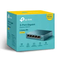 在飛比找PChome24h購物優惠-TP-Link LS105G 5埠 鐵殼 Gigabit埠 