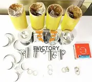 for Cummins 4BTA3.9 4BTAA3.9 Rebuild kit Piston Liner Gasket Bearing