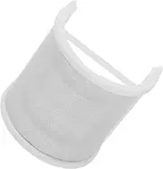 Explosion-proof studio mic pop filter u shaped mic windscreen shield pop filter white windscreen for microphone Metal Saliva mask Accessories pop Blowout screen adjustable filter