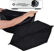 Yosoo Projector Dust Cover, Oxford Cloth Printer Cover Case Protector with Adjustable Retractor, Waterproof, Black