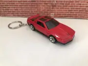 KEYCHAIN for 1984 PONTIAC FIREBIRD RED AUTO CAR KEYS CHAINS w/ FREE GIFT !!