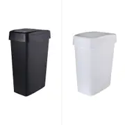Ezy Storage Slim Line Rubbish Bin 50L - Assorted*