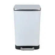 30L White Rectangular Bin