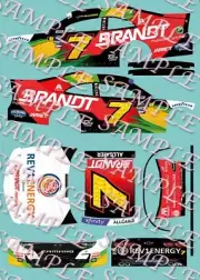 2024 Justin Allgaier Rev1 Energy #7 Xfinity 1/64 Peel& Stick Decals