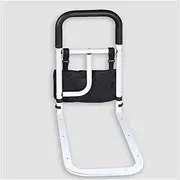 Bed Rail with Storage Bag,Carbon Steel Dual Bed Side Hand Rail,Bed Assist Rail,Suitable for All Types of Beds
