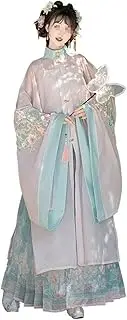 [IDZNFNFX] Women's Traditional Chinese Hanfu Mamian Skirt Set for Festivals, Cosplay & Photography