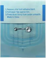 [GBJUK] Solid Grade 23 Titanium EO Gas Sterilised Belly Bar 14G Navel Ring Piercing 1.6mm x 12mm Bar
