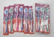 12 Pack Colgate Wave Zigzag Compact Head Assorted Colors Manual Toothbrushes